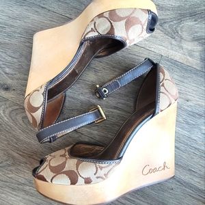 Coach wedges